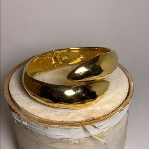 Joan Rivers Faceted Metallic Gold Bracelet